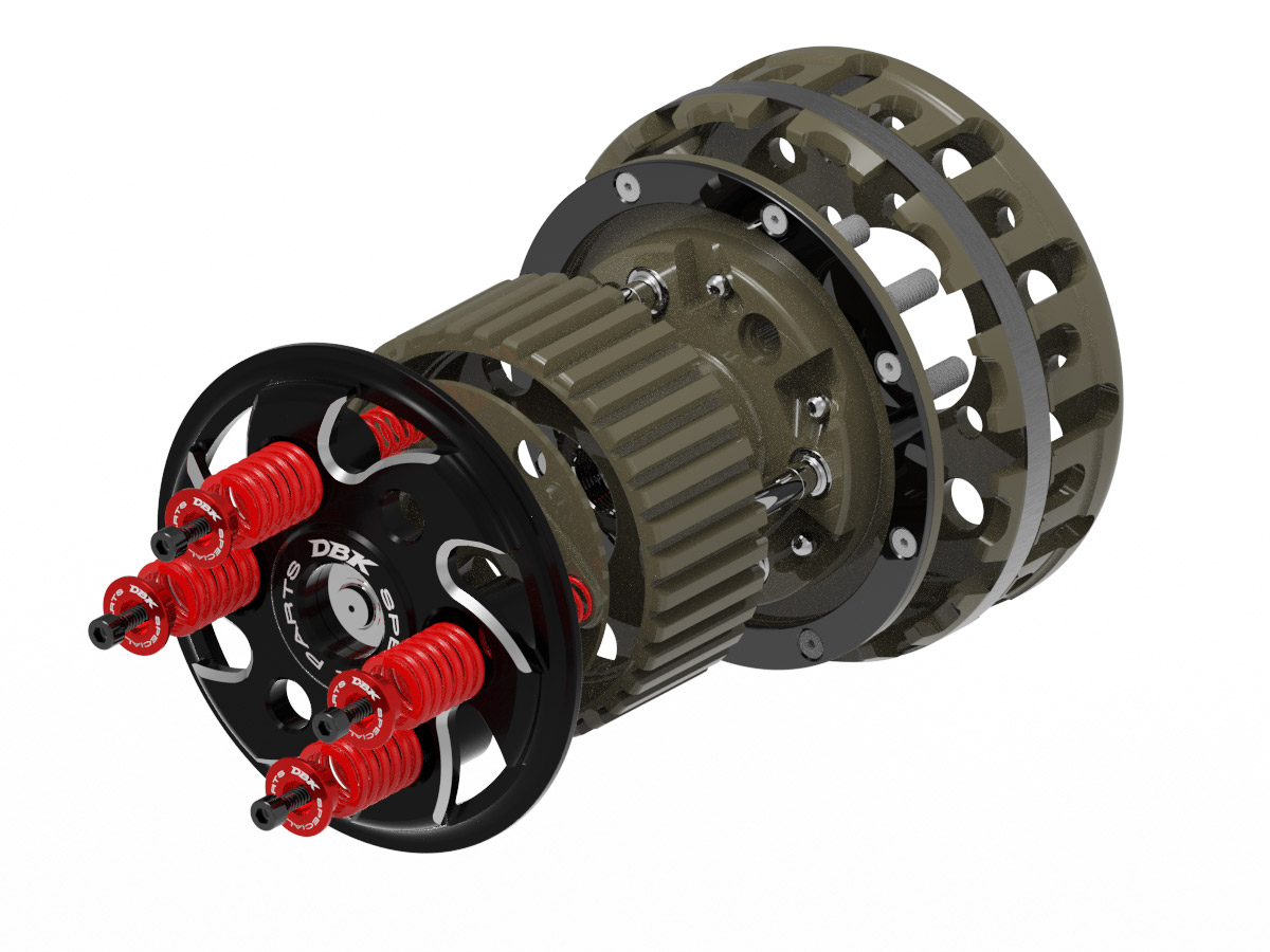 FA4M03D - V4 Dry Clutch 4 Springs Adjustable