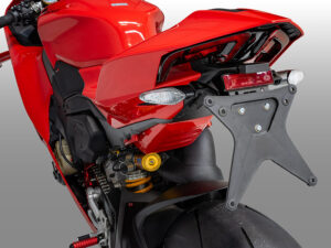 Upgrade your bike by choosing an adjustable license plate holder that complies with regulations