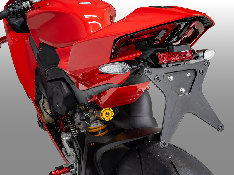 Upgrade your bike by choosing an adjustable license plate holder that complies with regulations