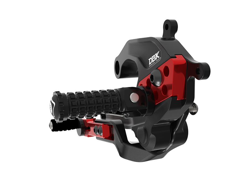 Pedane regolabili alluminio anodizzato per moto